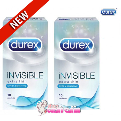 Bao cao su  Durex Invisible- mỏng như không thấy